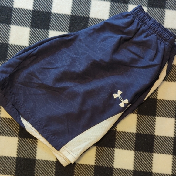 Under Armour Kids Navy and White Shorts - Picture 4 of 7